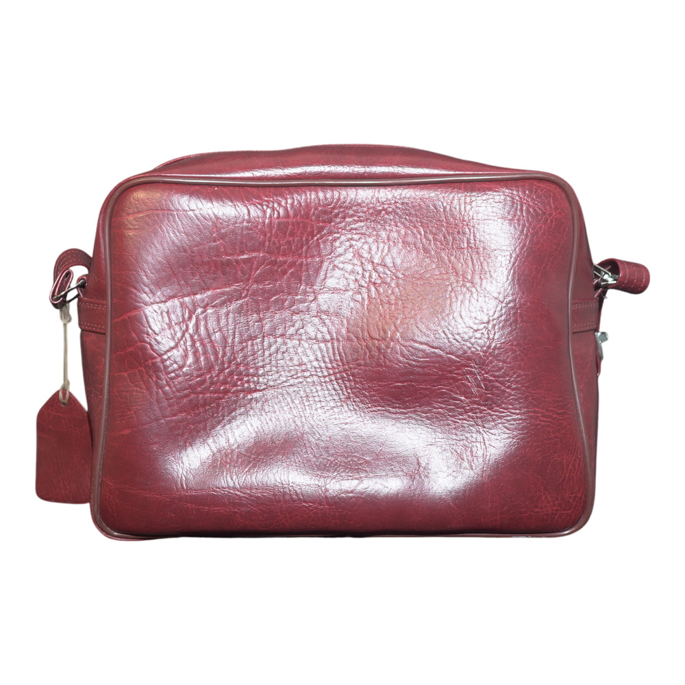 Vintage New Vista Travel Bag Luggage Carry On Shoulder Bag Buregundy 15" GUC - Picture 2 of 16